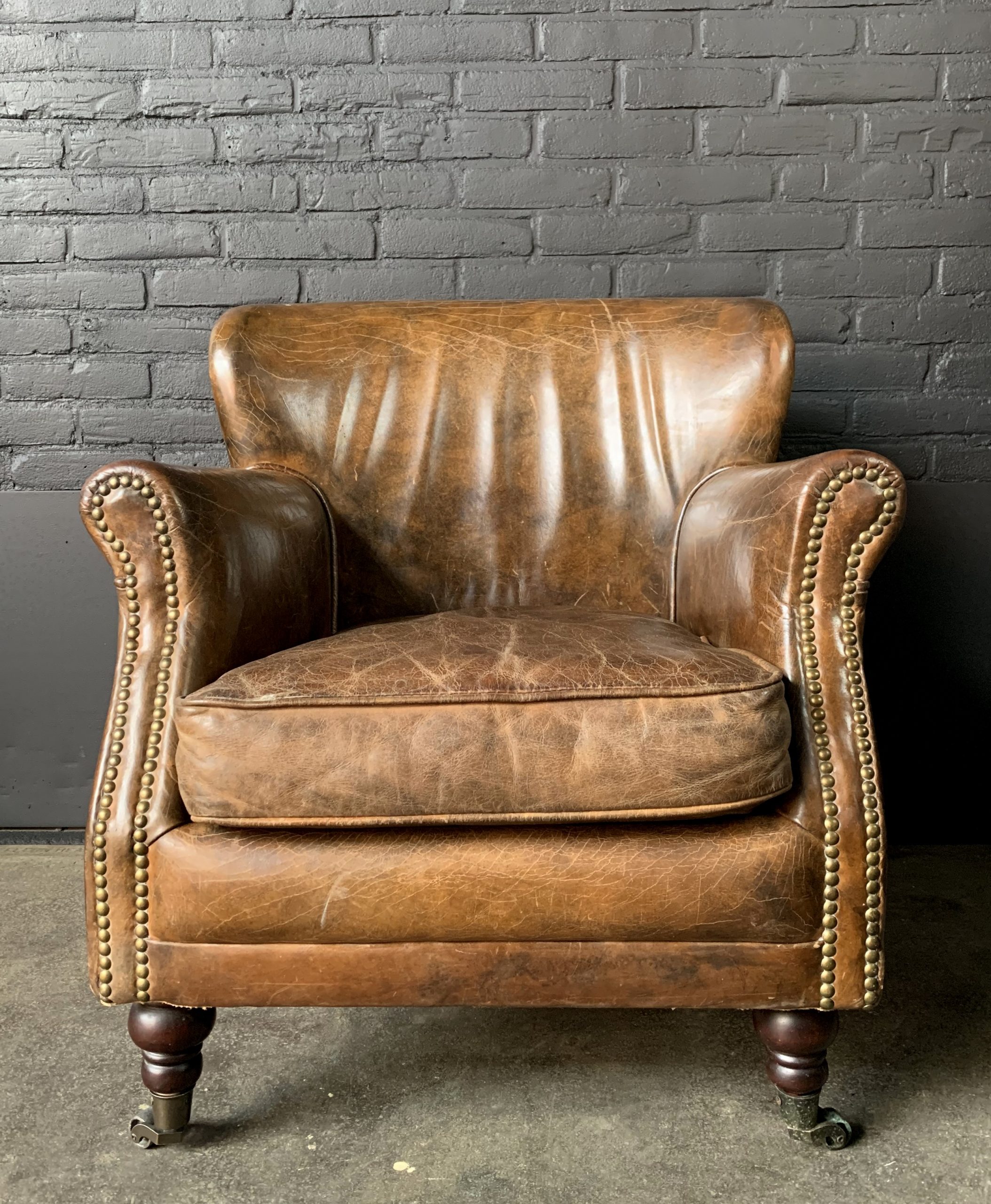 Ralph lauren leather chair deals