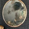 Decoratieve vintage convex spiegel