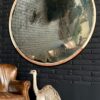 Decoratieve vintage convex spiegel