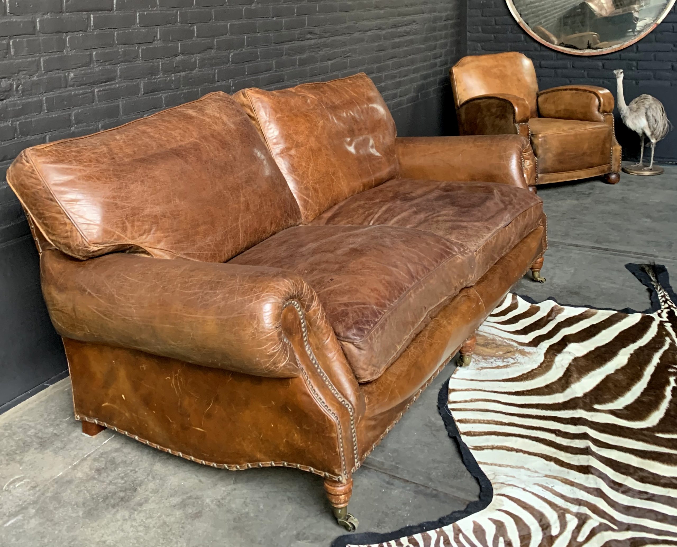 Leather Ralph Lauren Couch Beast, Ralph Lauren Leather Furniture