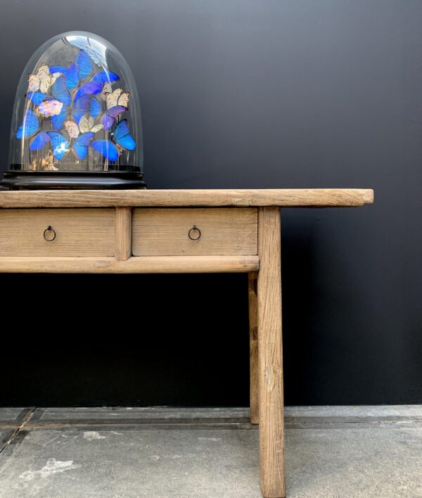 Elmhouten sidetable