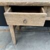 Elmhouten sidetable