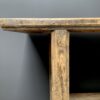 Antieke houten wandtafel met onderblad