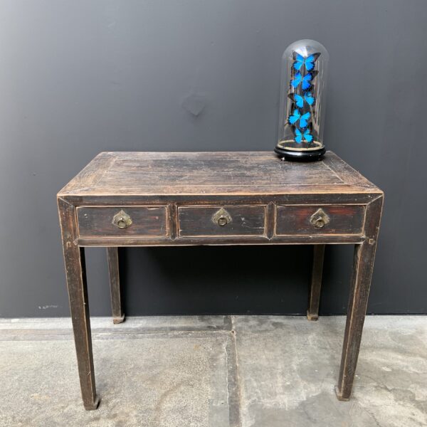 Antiek bureau / tafeltje met 3 lades