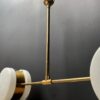 Antieke art deco lamp met 2 lichtpunten