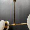 Antieke art deco lamp met 2 lichtpunten