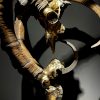 Exclusive Ibex skulls on stand