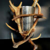 Champagne cooler made of antlers