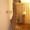 Stuffed head, shouldermount giraffe