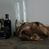 Champagne cooler made from deer antlers. Wine cooler