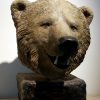 Vintage plastic head of a bear