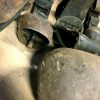 Antique cow bells from the alps. Many on stock.