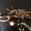 Candle holder made of deer antlers