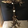 Candle holder made of deer antlers