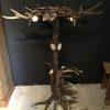 Candle holder made of deer antlers