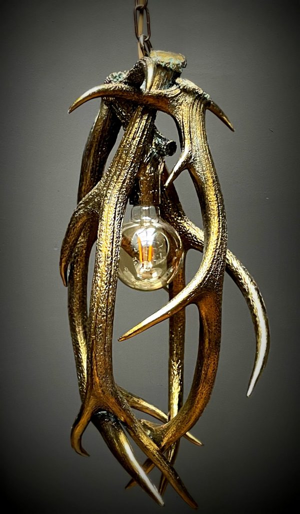 Copper pendant lamp