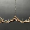 Antler pendant chandelier XL with 6 lights