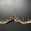 Antler pendant chandelier XL with 6 lights