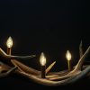 Antler pendant chandelier XL with 6 lights