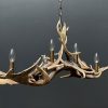 Antler lamp fallow deer XL