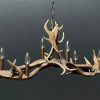 Antler lamp fallow deer XL