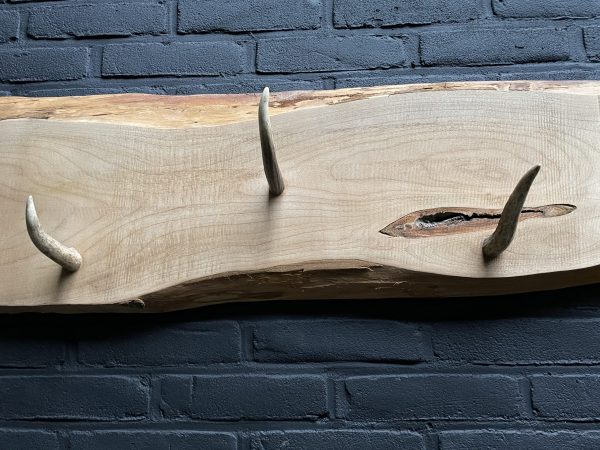 Coat rack made of antlers. Hat rack antlers