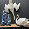 Stuffed mute swan as a still life