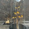 Modern bell jar filled with butterflies