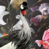 Opgezette kroonkraanvogel