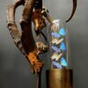 Moderne Bullet stolp met Morpho Adonis en Salamis vlinders