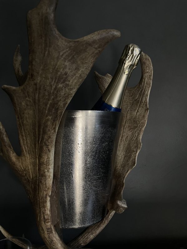 Champagnekoeler van gewei