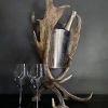 Champagnekoeler van gewei