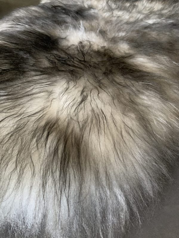 Grey sheepskin