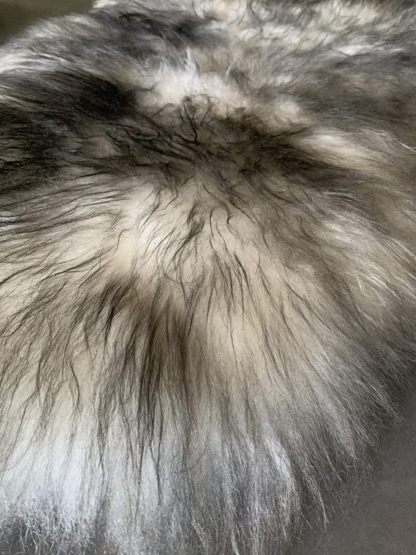 Grey sheepskin