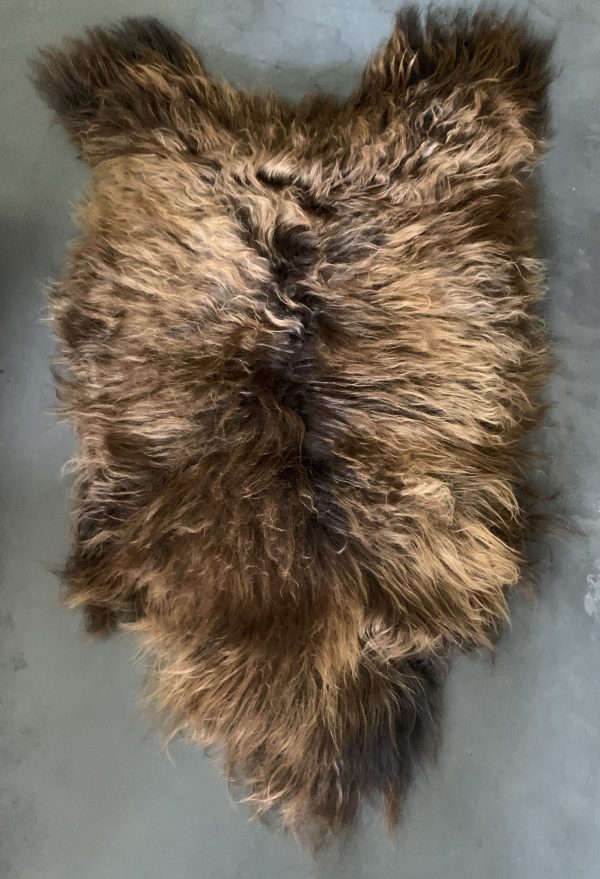 Brown sheepskin