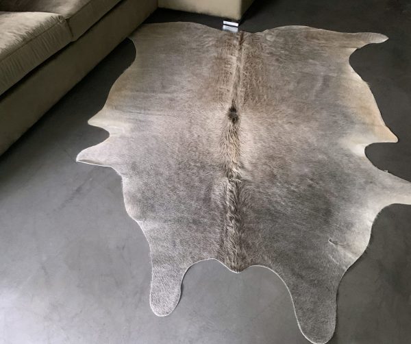 Grey cowhide