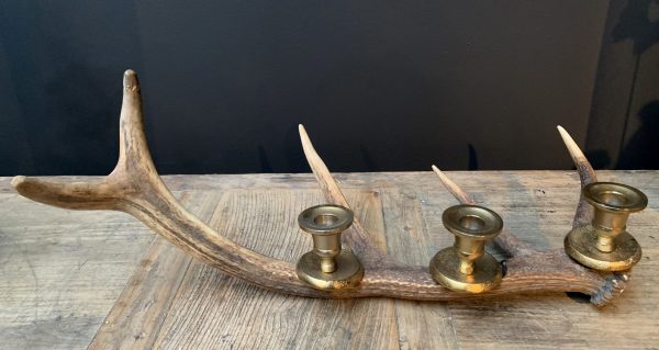 Antler candlestick