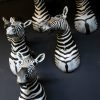 Schön gefüllte Zebra Kopf