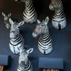 Schön gefüllte Zebra Kopf