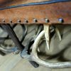 Bench made from deer antlers