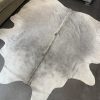 Clear white cowhides