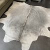 Gray cowhide.