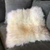 High-quality cushions made of sheepskin