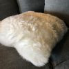 High-quality cushions made of sheepskin