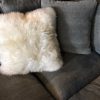 High-quality cushions made of sheepskin