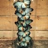 Large antique bell with 13 Zalmoxis butterflies