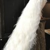 New stuffed white peacock