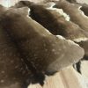 Nicely tanned fallow deer hides