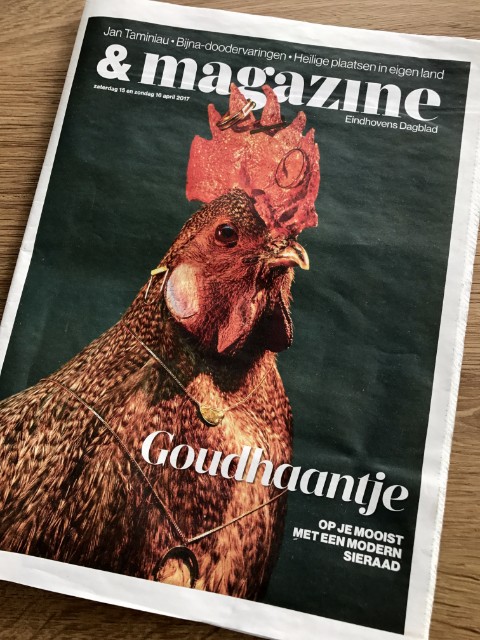 Our Chickens used for a photoshoot in the newspaper