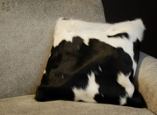 Pillow made of cowskin